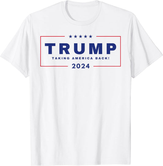 President Trump TAKING AMERICA BACK 4th of July 2024 US MAGA T-Shirt