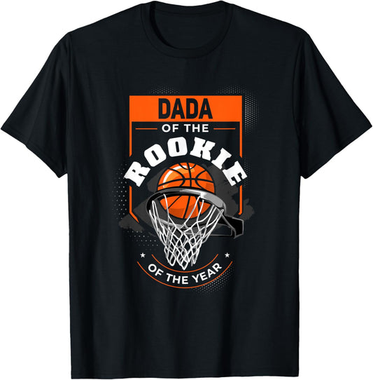 Dad Rookie of the Year Basketball Dada of the Rookie T-Shirt