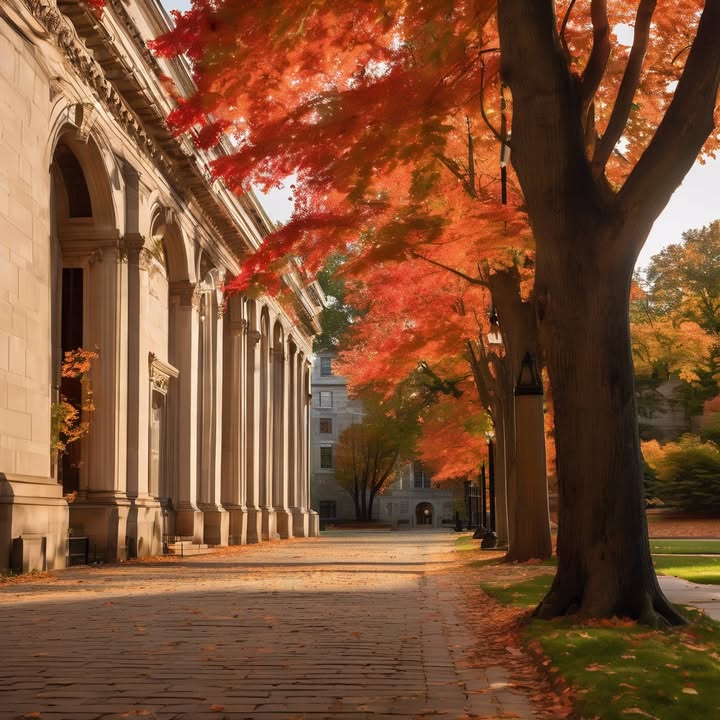 The quiet corner behind the art building no one knew.