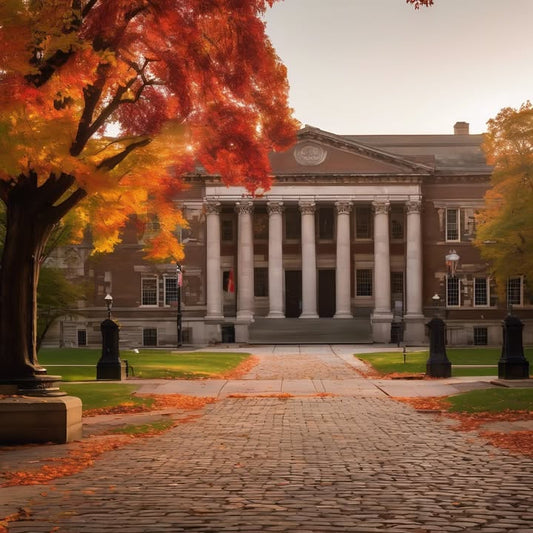 Early-morning fog rolling over the quad.