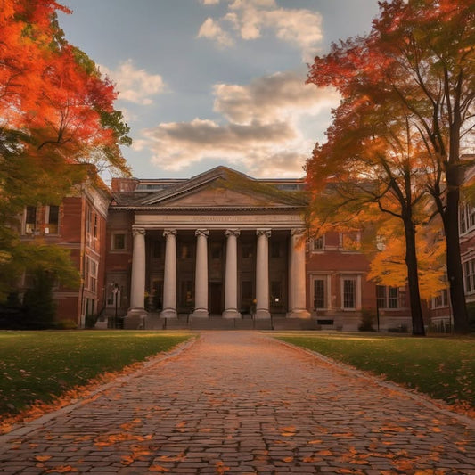 Dodging tourists while running late to class.