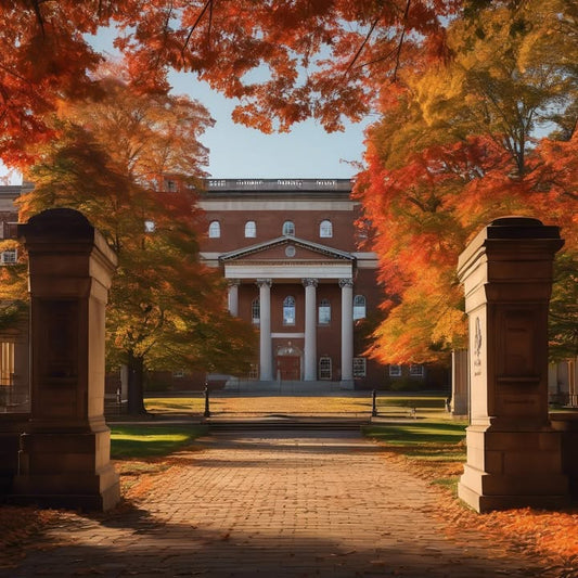 Sunrise walks to class when no one else is awake.