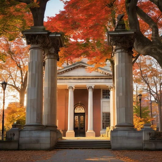 Building a snowman that represents finals week stress.