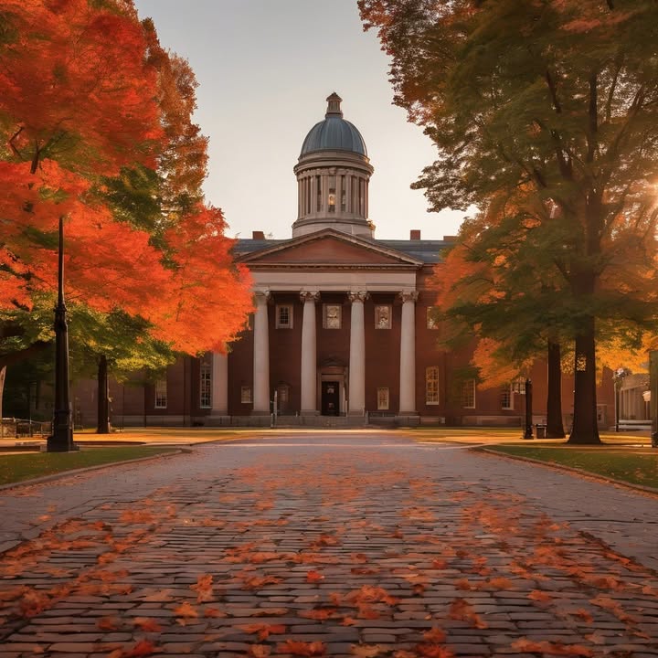 The warmth of sunlight through Gothic windows in October.