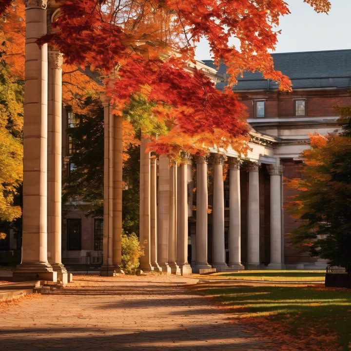 Doing a senior thesis photo shoot at iconic campus spots.