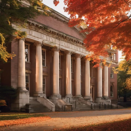 Realizing your dorm is in a building older than your country.