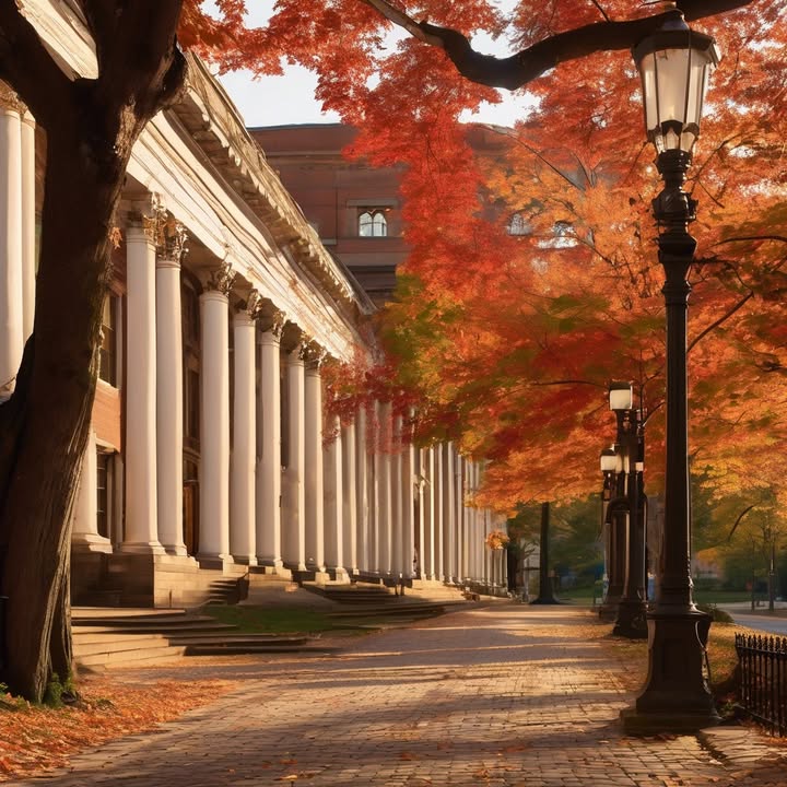 Wearing school merch like a second skin.