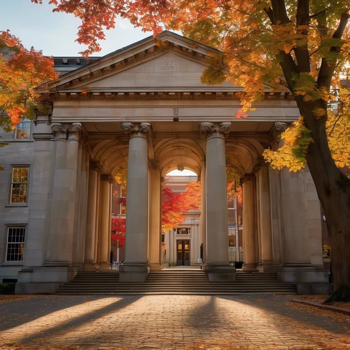 Taking a mental picture on your last day on campus.