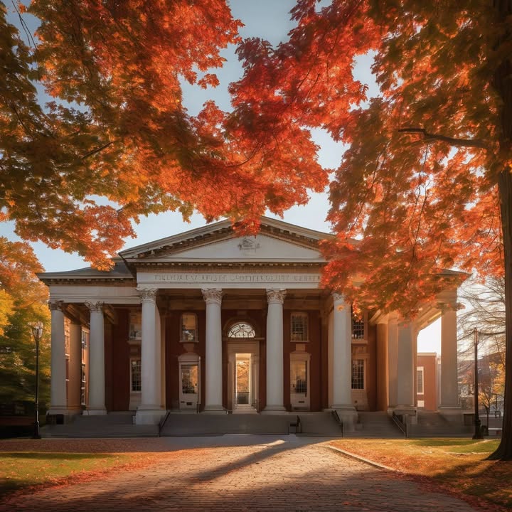 Building a snowman that represents finals week stress.