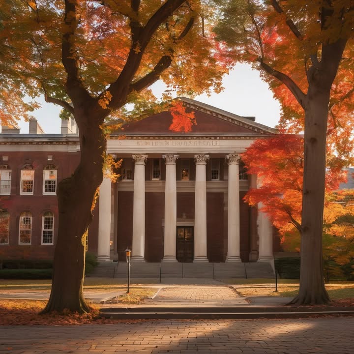 Building a snowman that represents finals week stress.