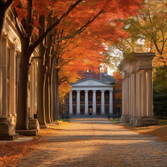 Realizing your dorm is in a building older than your country.