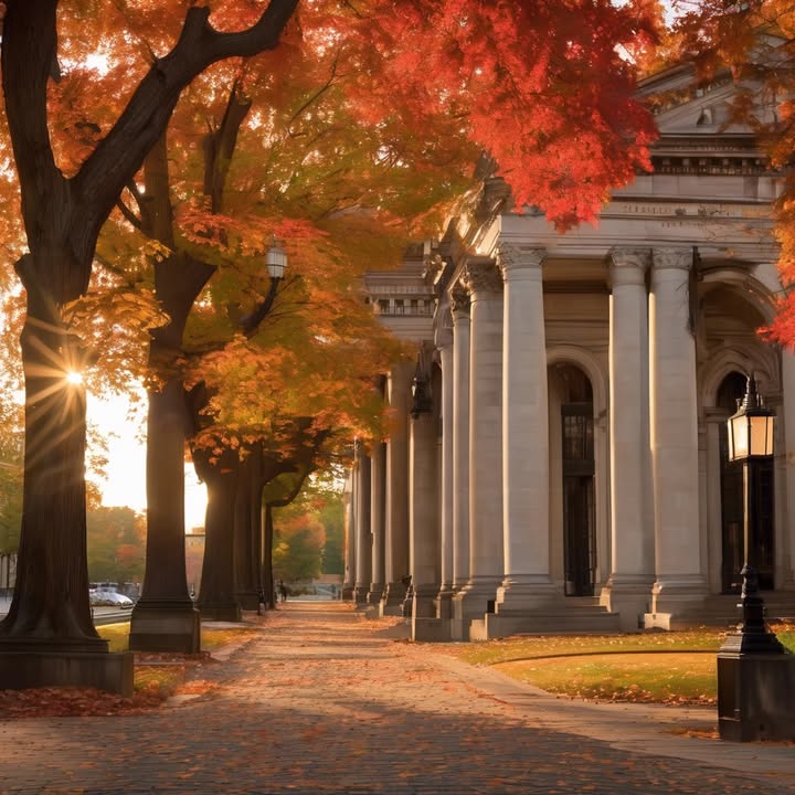 Taking a mental picture on your last day on campus.