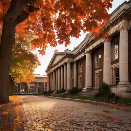 Doing a senior thesis photo shoot at iconic campus spots.