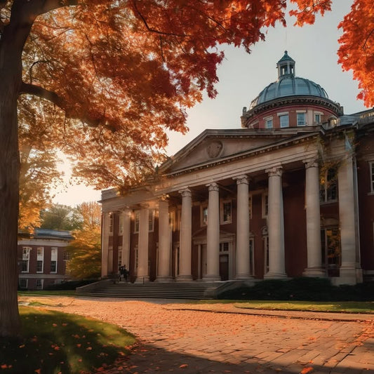 Crying over how beautiful your campus looks in fall.