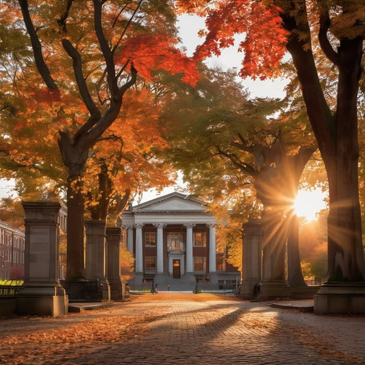 Building a snowman that represents finals week stress.