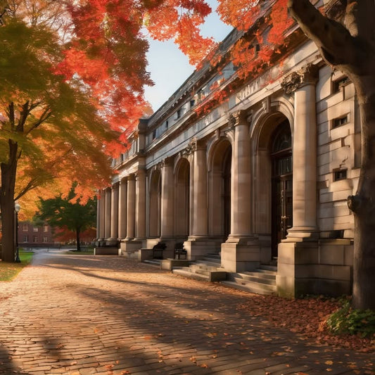 Building a snowman that represents finals week stress.