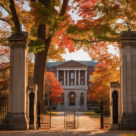 Taking a mental picture on your last day on campus.