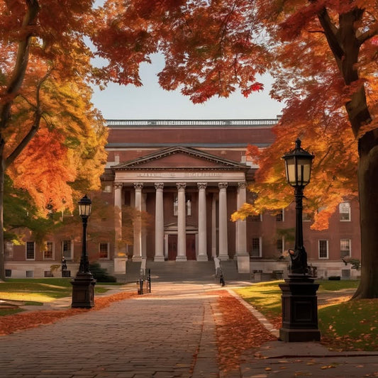 Sunrise walks to class when no one else is awake.