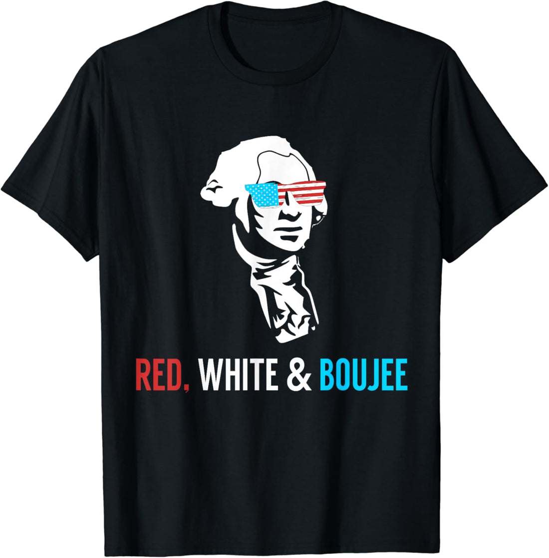 Red White and Boujee - Funny July 4th Drinking Shirt