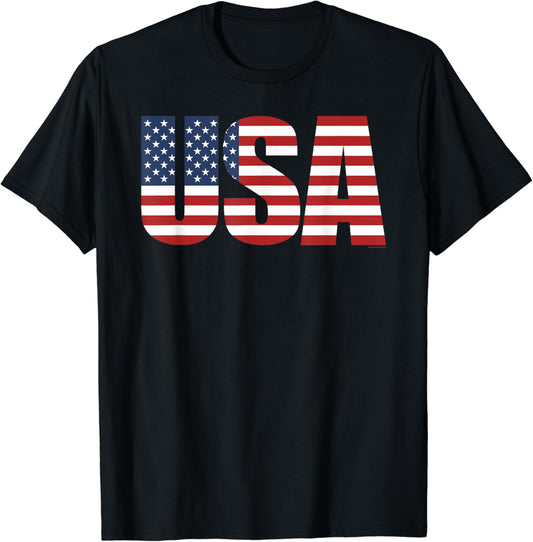 Patriotic American Flag T Shirt | USA 4th of July Tee