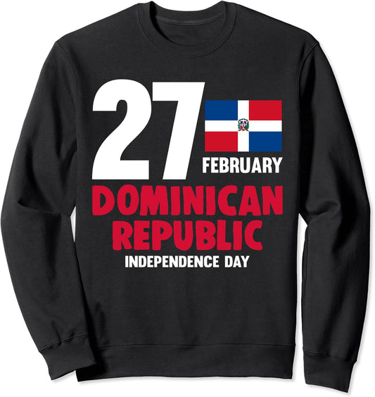 Dominicana Pride Independence Day Dominican Republic Flag Sweatshirt