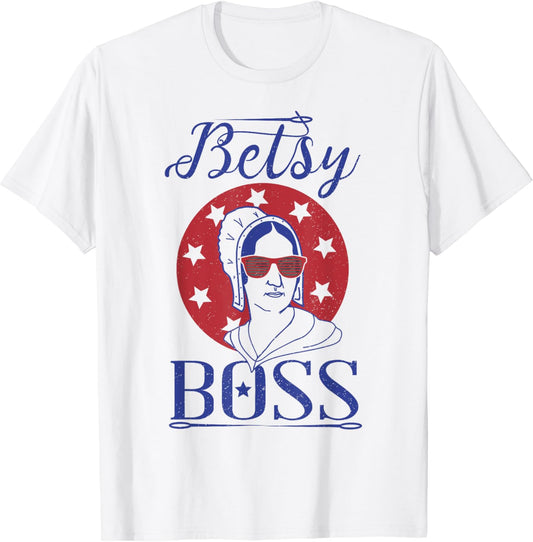 Independence Day Shirt Betsy Boss Ross 4th of July Tee