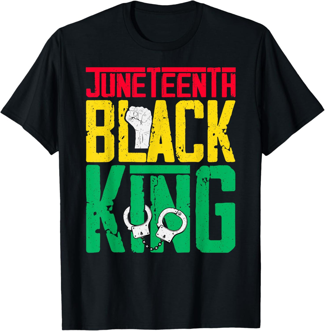 Juneteenth Is My Independence Day Black King Fathers Day T-Shirt