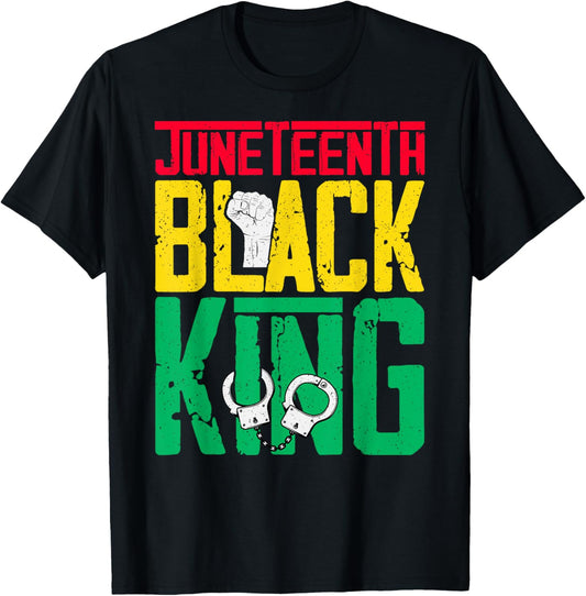 Juneteenth Is My Independence Day Black King Fathers Day T-Shirt