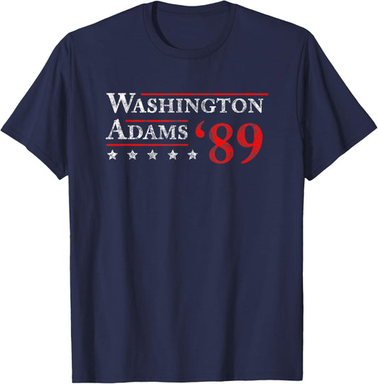 Washington Adams 1789 Shirt Vintage Election 4th July Gift