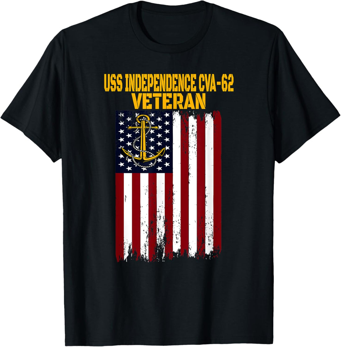 USS Independence CVA-62 CV-62 Aircraft Carrier Veteran's Day T-Shirt