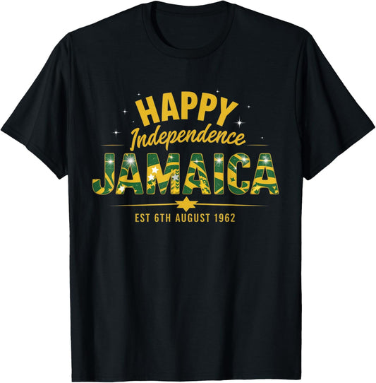 Happy Independence Day Jamaica 1962 Proud Jamaican T-Shirt