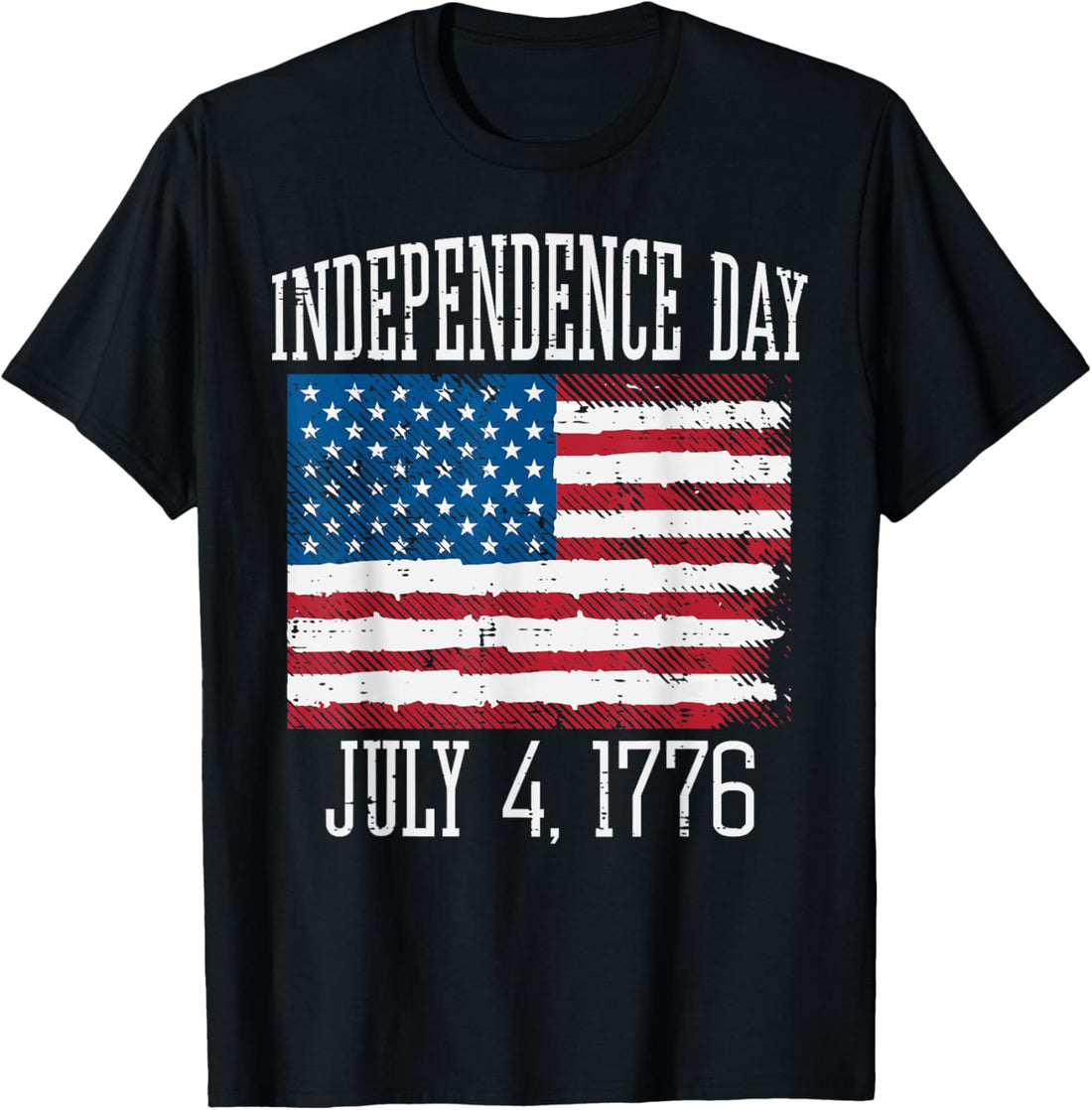 Independence Day July 4 1776 4th July America Men Women Kids T-Shirt